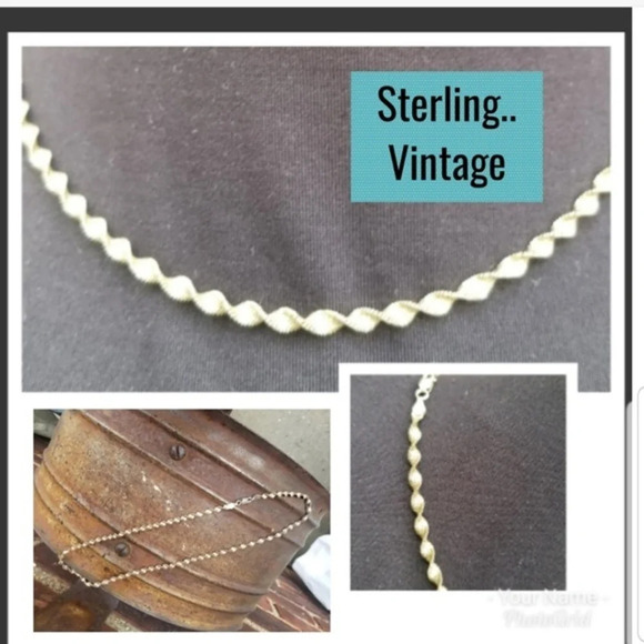 Vintage‎ Italian sterling chain - Picture 1 of 8